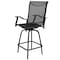 Flash Furniture 2PK Outdoor Stool - 30 inch Patio Bar Stool, Black 2-ET-SWVLPTO-30-BK-GG - alternate 7